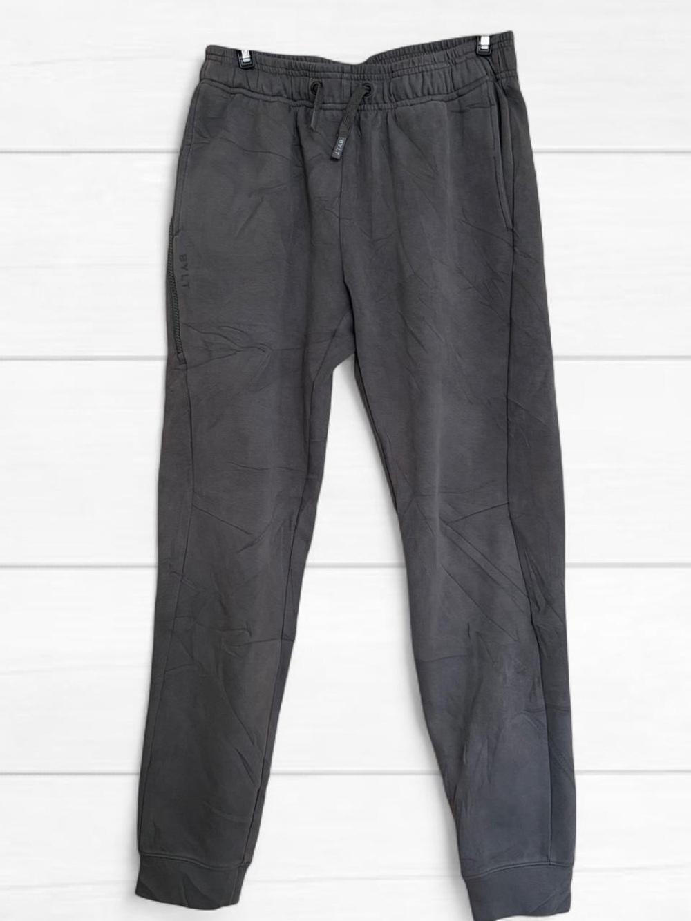 Men's Gray BYLT Jogger Pants - Comfort Drawstring Sweatpants Size - Small